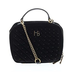 Henri Bendel Bond Street Quilted Velvet Top Handle Crossbody